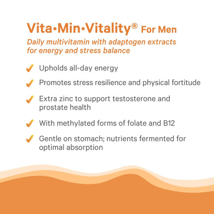 PURE SYNERGY Vita·Min·Vitality | Natural Multivitamin for Men | Men’s Daily Multivitamin Made with Organic Whole Foods | PURE SYNERGY