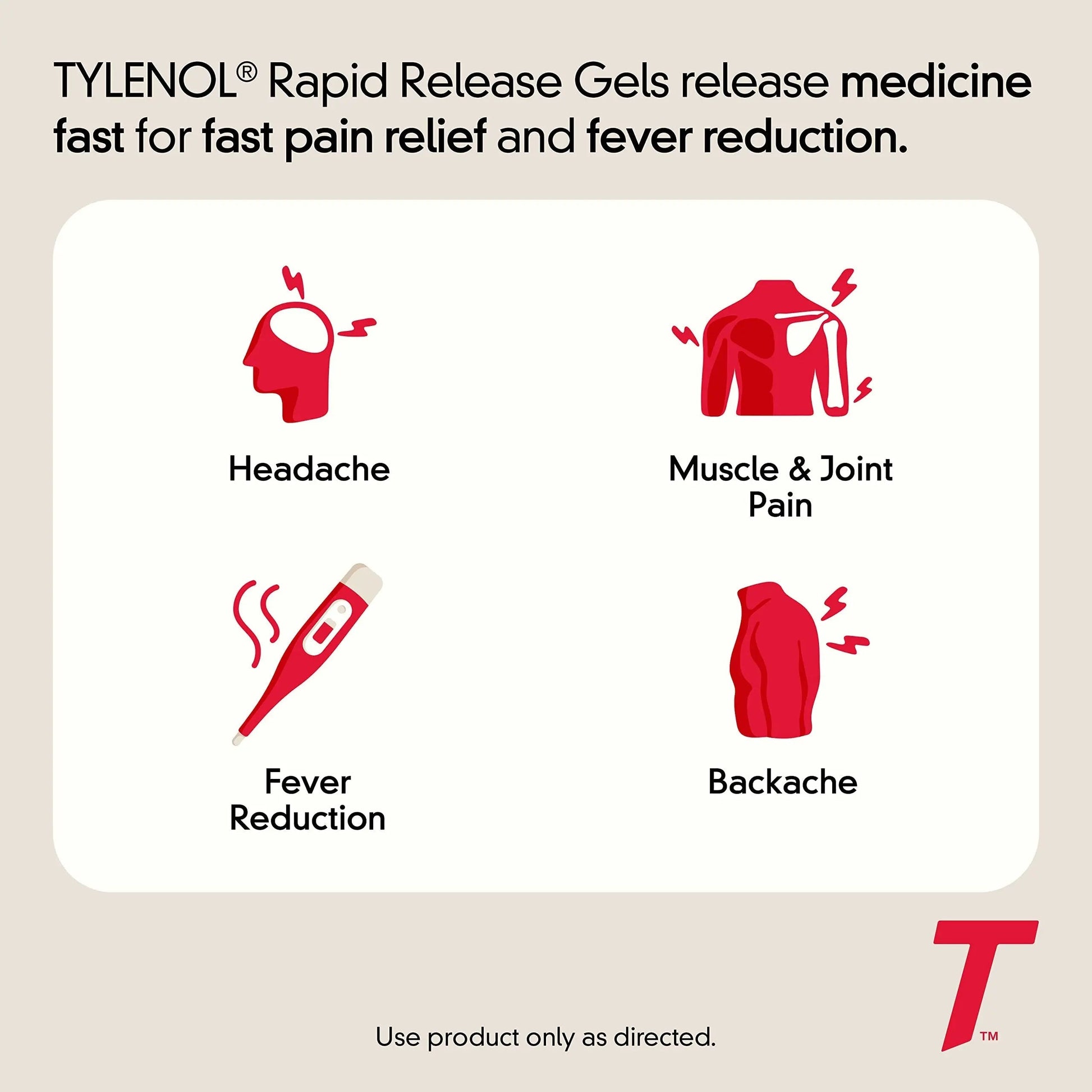 Tylenol Extra Strength Acetaminophen Rapid Release Gels, Fast, Strong Pain Relief, Fever Reducer Medicine, 500 mg Gelcaps with Laser‑Drilled Holes for Fast Release, Value Size, 225 Count TylenolBuy Supplements Australia