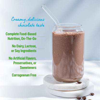 Orgain Organic Vegan Meal Replacement Protein Powder, Creamy Chocolate Fudge - 20g Plant Based Protein, Gluten Free, Dairy Free, Lactose Free, Soy Free, No Sugar Added,