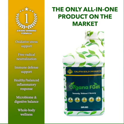 Organa Fuel 30-Day Supply: Advanced Liquid Immune Support Supplement, Supports Cellular, Gut & Organ Health, Vitamins, Minerals, Superfoods, Antioxidant. for Adults & Kids 12+ - 8 fl oz (Pack of 1) Organa FuelBuy Supplements Australia