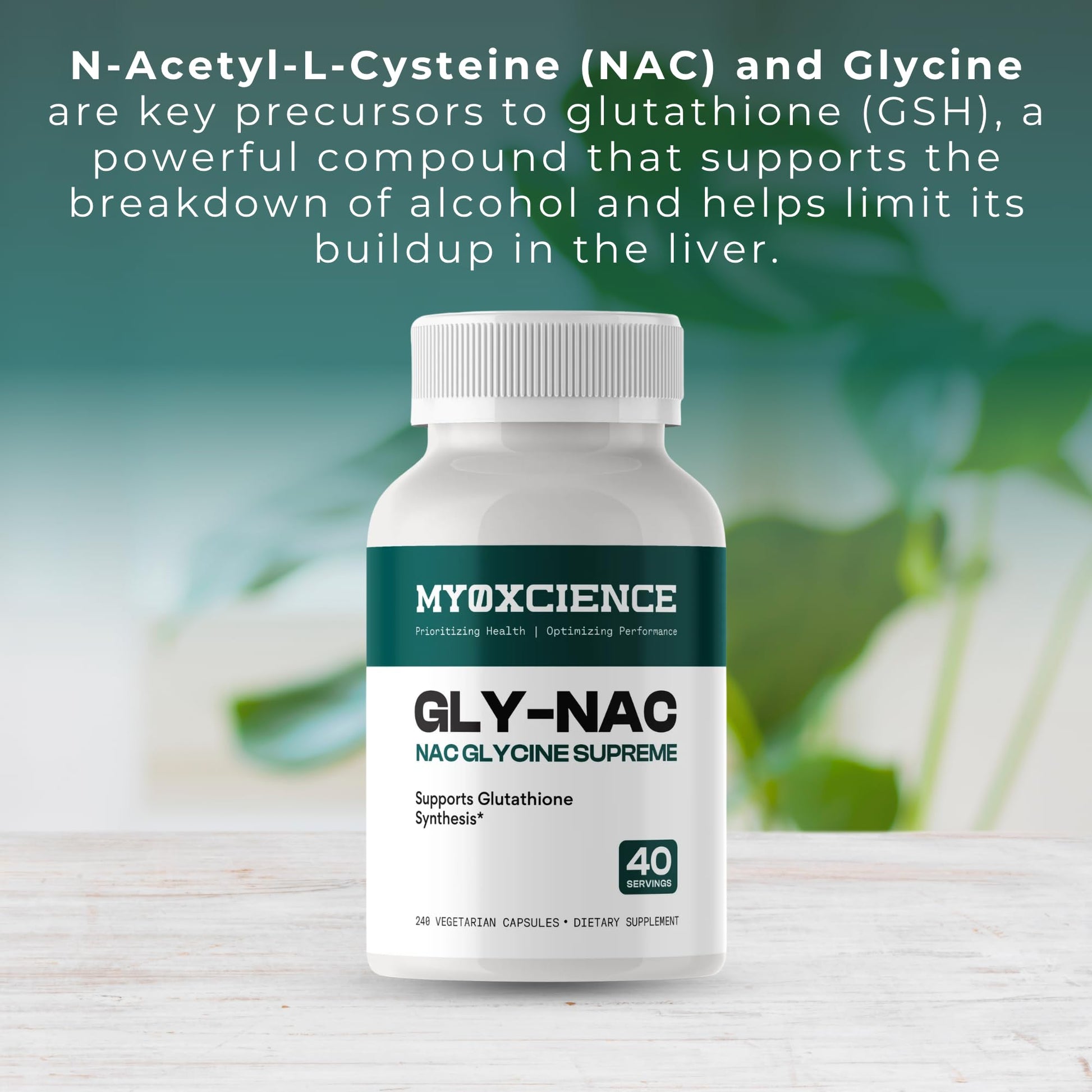 MYOXCIENCE NAC Supreme Capsules | 1.6 G N-Acetyl-L-Cysteine per Serving | 40 Servings MYOXCIENCE buy supplements Au