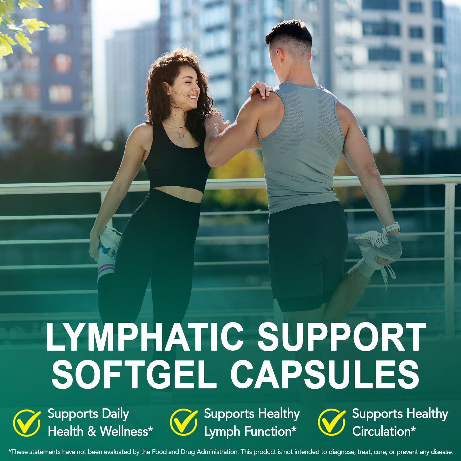 Lymphatic Drainage Supplements, Lymphatic Support Softgels for Immune Health, Plant-Based Formula with Echinacea, Burdock Root, Elderberry, Bromelain, Turmeric, 240 Softgels UXENPHXF buy supplements Au