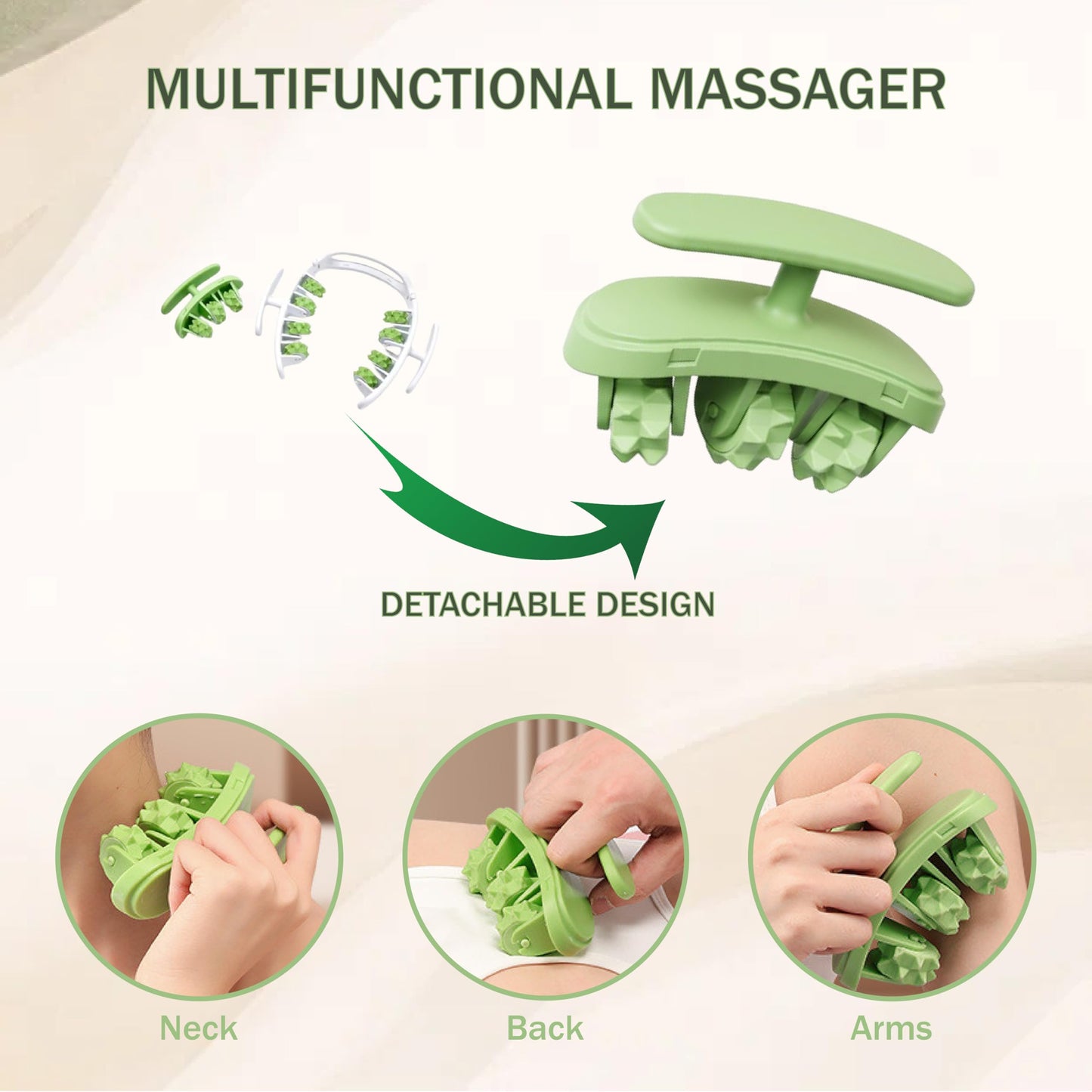 Osmibe Cellulite Manual Massager - Lymphatic Drainage Massager with Detachable Handles - Reduce Cellulite and Stretch Marks on Legs and Body Osmibe buy supplements Au