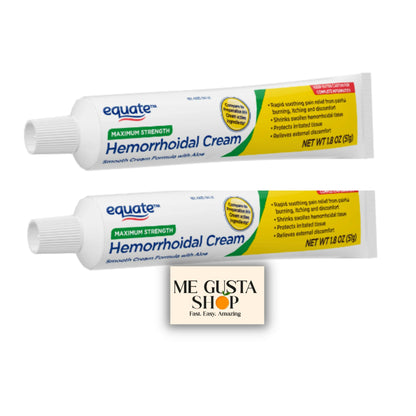Equate Hemorrhoidal Cream,1.8 Oz (Pack of 02) Total 2 + me Gusta Sticker ME GUSTA SHOPBuy Supplements Australia