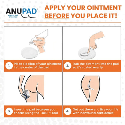 Butts Are Messy - Control The Mess. ANUPAD Premium Absorbent Pads. Confidently Handle Bowel Leakage, Bleeding Hemorrhoids, And The Mess Hemorrhoid Ointments Make. ANUPADBuy Supplements Australia