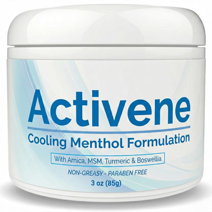 Activene Pain Relief Cream - Anti Inflammatory formulation with Powerful Arnica, Menthol & MSM for Joints, Tendons & Muscles. Chosen by Sufferers of Arthritis, Knee, Shoulder, Neck, Back & Other Pains ActiveneBuy Supplements Australia
