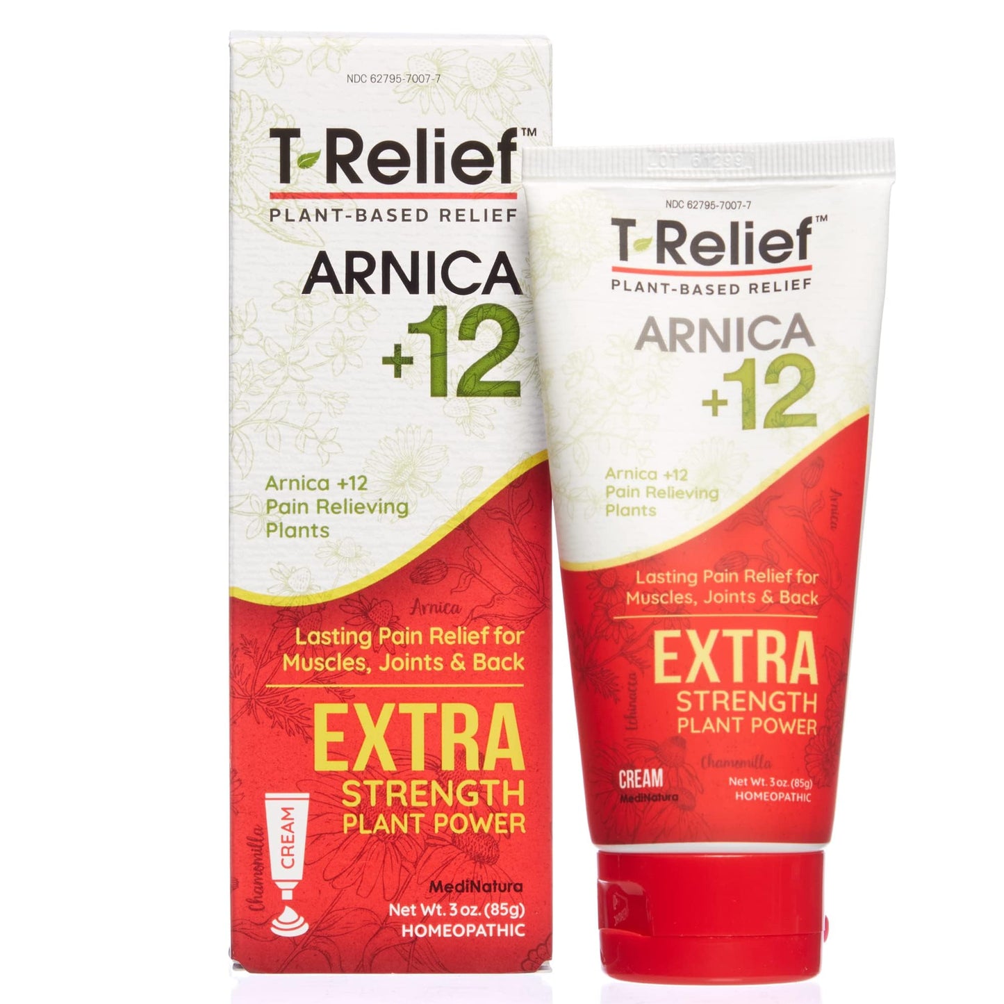 MediNatura T-Relief Extra Strength Pain Relief Arnica +12 Plant-Based Pain Relievers 100ct Tablets T-Relief Extra Strength Pain Relief 3oz Cream Bundle MediNaturaBuy Supplements Australia