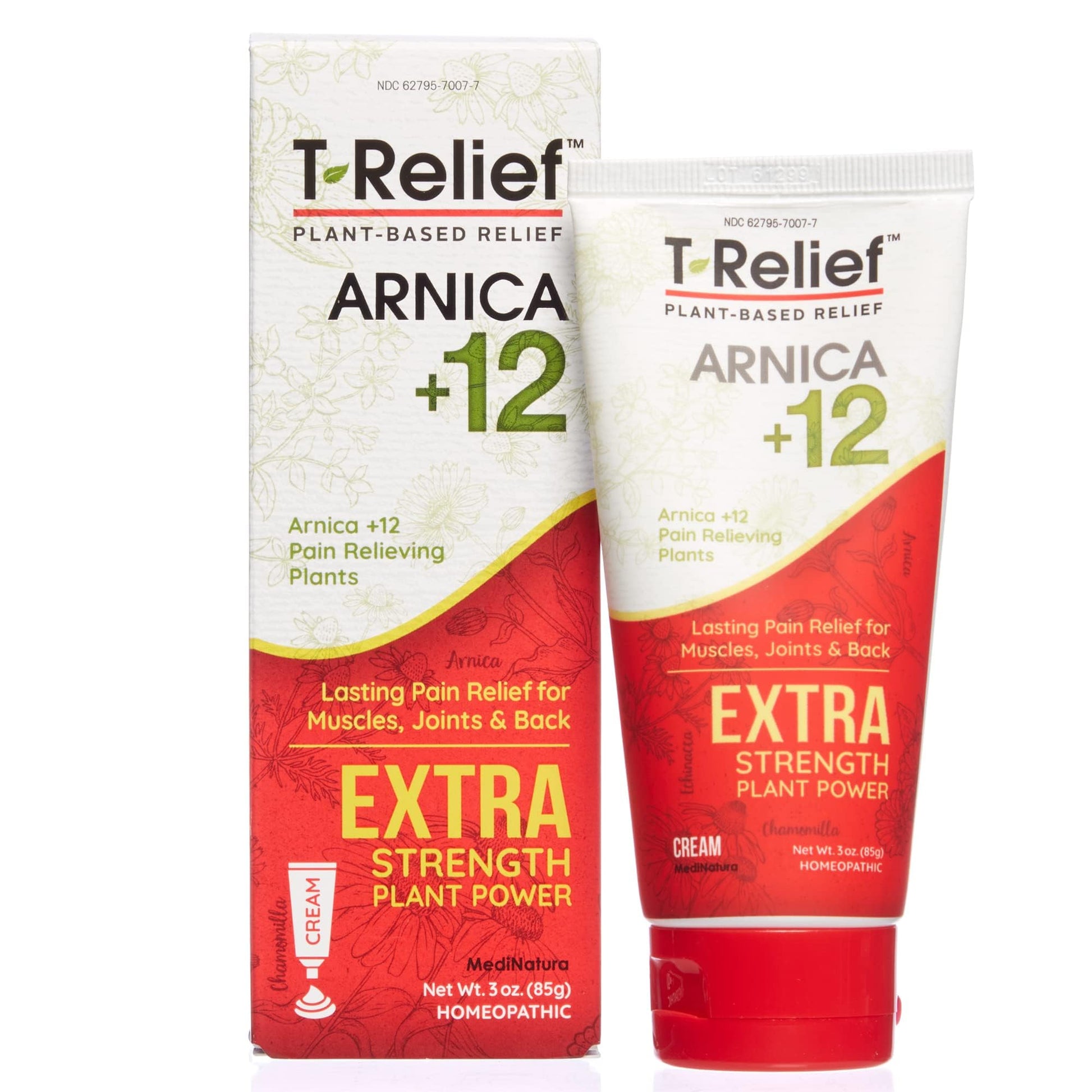 MediNatura T-Relief Extra Strength Pain Relief Arnica +12 Plant-Based Pain Relievers 100ct Tablets T-Relief Extra Strength Pain Relief 3oz Cream Bundle MediNaturaBuy Supplements Australia