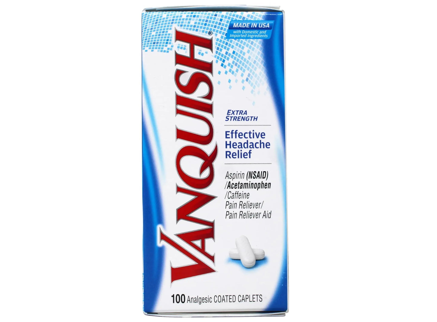 Vanquish Extra Strength Pain Reliever Caplets-100 ct. (Pack of 3) VanquishBuy Supplements Australia