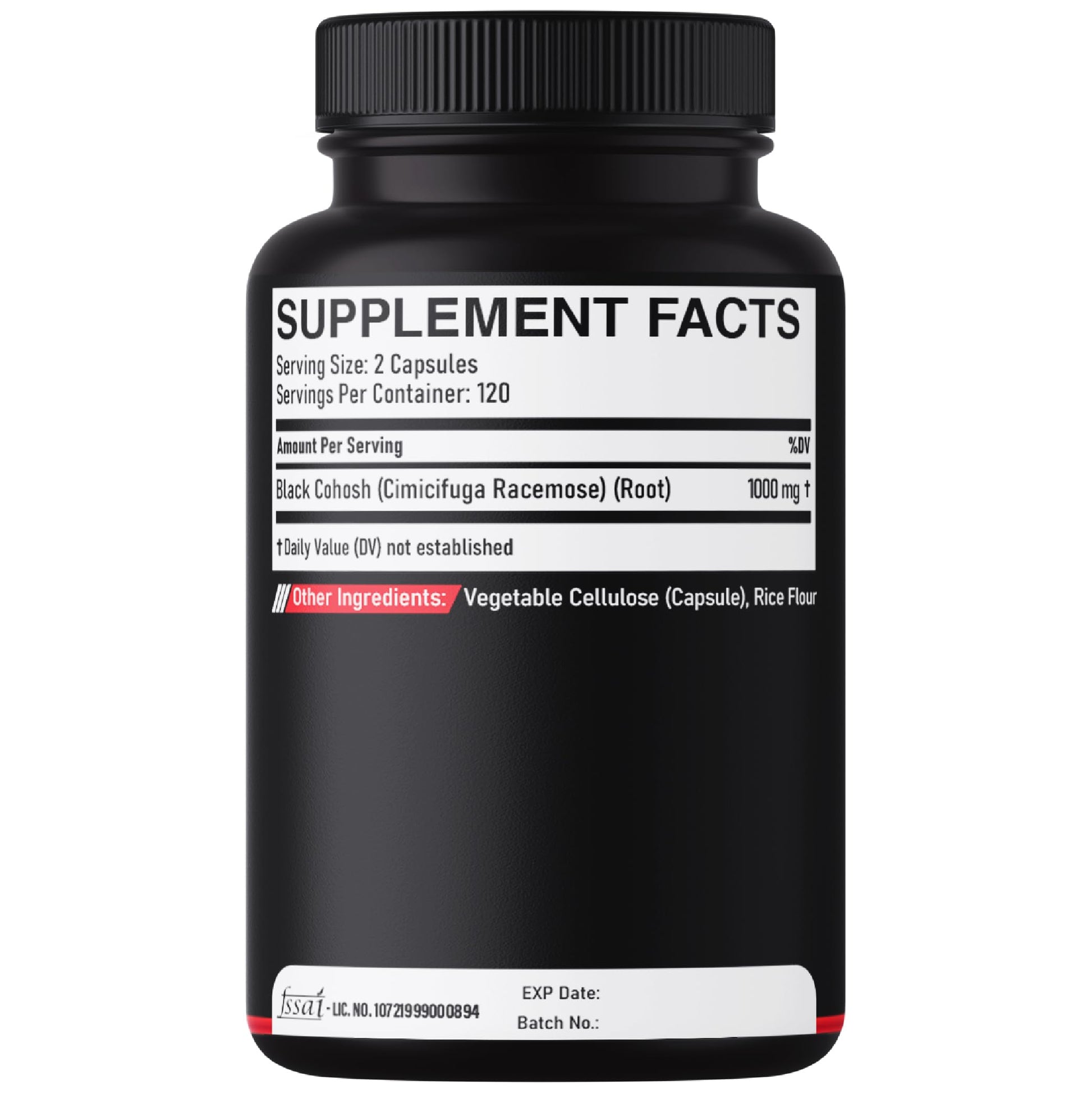 DEDICAD 1000mg Black Cohosh for Menopause Hot Flashes - 240 Capsules for 4-Month Supply - Support for Body Management, Women's Health & Immune System DEDICAD buy supplements Au