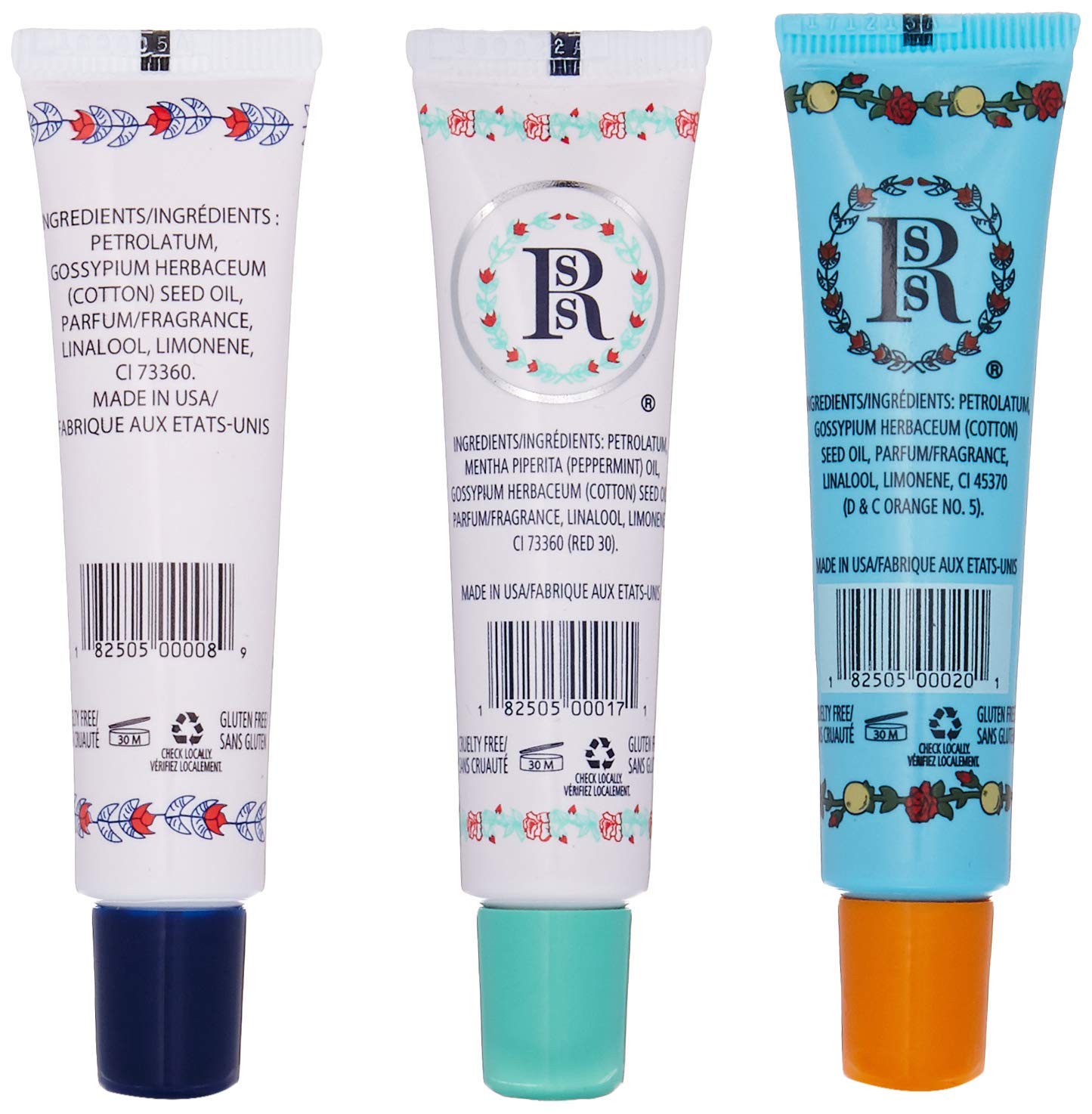 Smith's Rose Lip Balm Bulk- 3x0.5oz Premium All Purpose Lip Gloss Tubes & 3x0.8oz Lip Treatment Salve - Trio Lip Balm Tubes for Plump Lips & Cracked Skin Care - Christmas Gift Set, EBook GenericBuy Supplements Australia