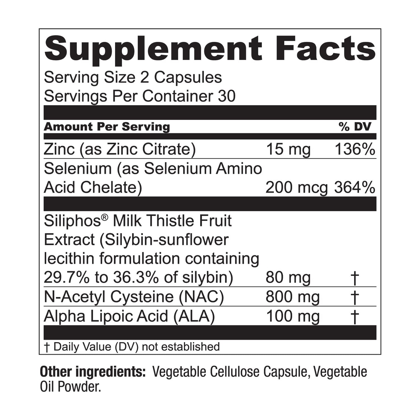 LiverWell Liver Cleanse, Rejuvenation, Metabolic Support - Liver Supplement for Liver Health w/Highly Bioavailable Milk Thistle Extract, N-Acetyl Cysteine,