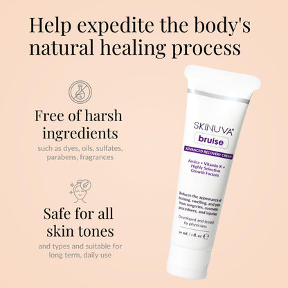 Skinuva® Bruise Advanced Recovery Cream - Topical Bruise Cream Formulated with Growth Factors, Arnica & Vitamin K (1 oz) SkinuvaBuy Supplements Australia
