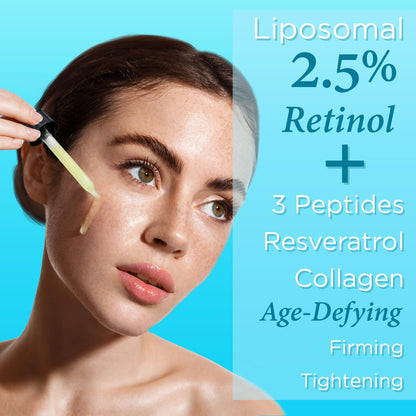 Ebanel Bundle of 2.5% Retinol Moisturizer and Serum