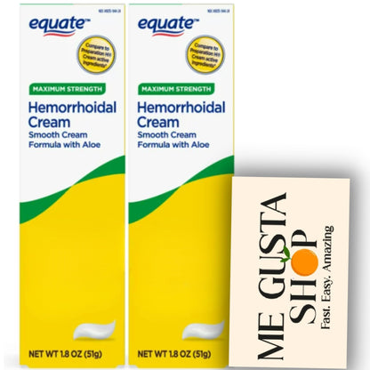 Equate Hemorrhoidal Cream,1.8 Oz (Pack of 02) Total 2 + me Gusta Sticker ME GUSTA SHOPBuy Supplements Australia