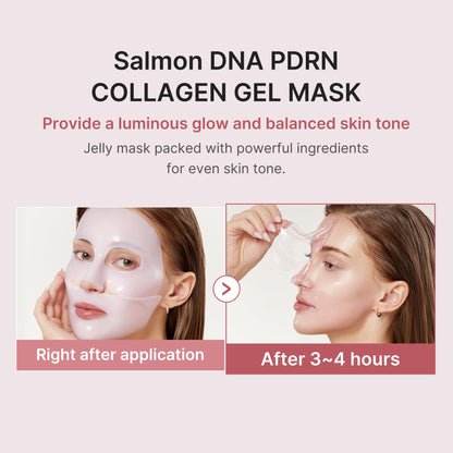 medicube Jelly Gel Mask with Salmon DNA PDRN Pink Collagen | Overnight Face Mask