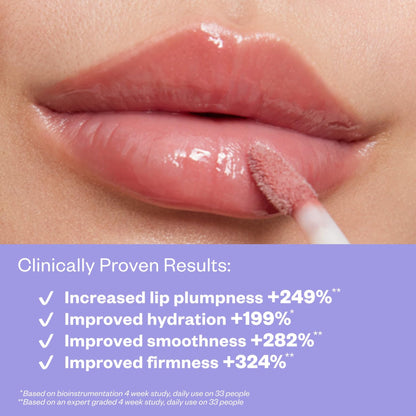 Kosas Wet Lip Oil Gloss - Hydrating Lip Plumping Treatment with Hyaluronic Acid & Peptides, Non-Sticky Finish (Unbuttoned) KosasBuy Supplements Australia