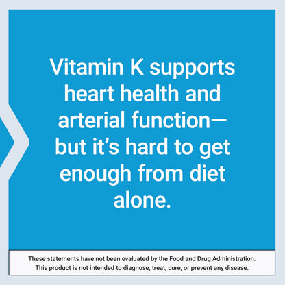 Life Extension Super K, Vitamin K Supplement, 2000 Mcg Vitamin K and 1180 Mcg Vitamin K2, Heart Health, Once-Daily, 90 Softgels
