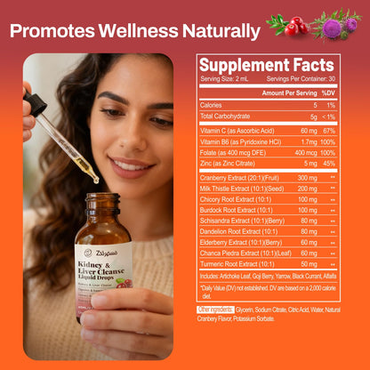 Zeolite Detox Drops for Kids & Kidney Cleanse Drops for Adults - Liquid Supplement Duo with Vitamins C B12 D3, Cranberry, Chanca Piedra, Milk Thistle & Herbal Blend - Mixed Berry & Cranberry Flavor, 6 Pavintrix buy supplements Au
