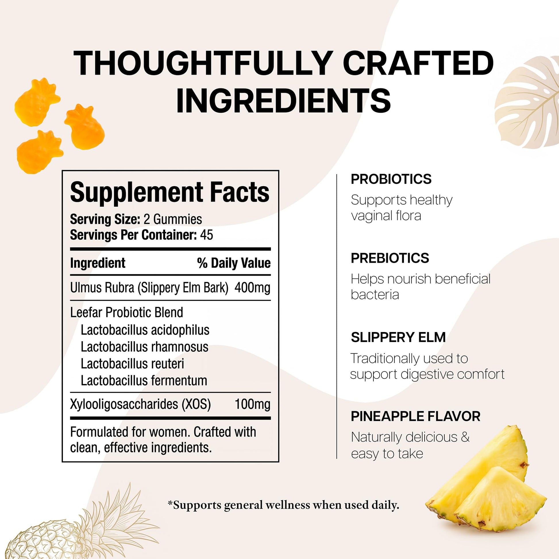 Magic V Care – Premium Feminine Balance Gummies – Women’s Wellness & pH Support – Vaginal Health, Immunity & Hormonal Balance – Vegan, Gluten-Free – Tropical Pineapple – 90 Gummies – 45 Servings Magic V SteamBuy Supplements Australia