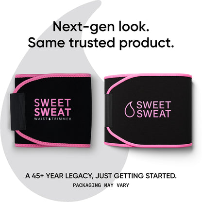 Sports Research Sweet Sweat Waist Trimmer (Core Series) - Premium Sweat Enhancing Fitness Band for Women & Men - Adjustable Fit · Latex-Free Neoprene - Pink Logo, Medium Sports Research buy supplements Au