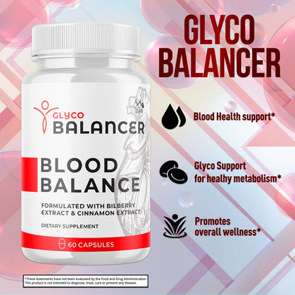 (2 Pack) Glyco Balancer Capsules, Official GlycoBalancer Health Support Pills with All Natural Ingredients, Glyco Balancer Advanced Health Support with Premium Vitamins for Women & Men (120 Capsules) MJOBuy Supplements Australia