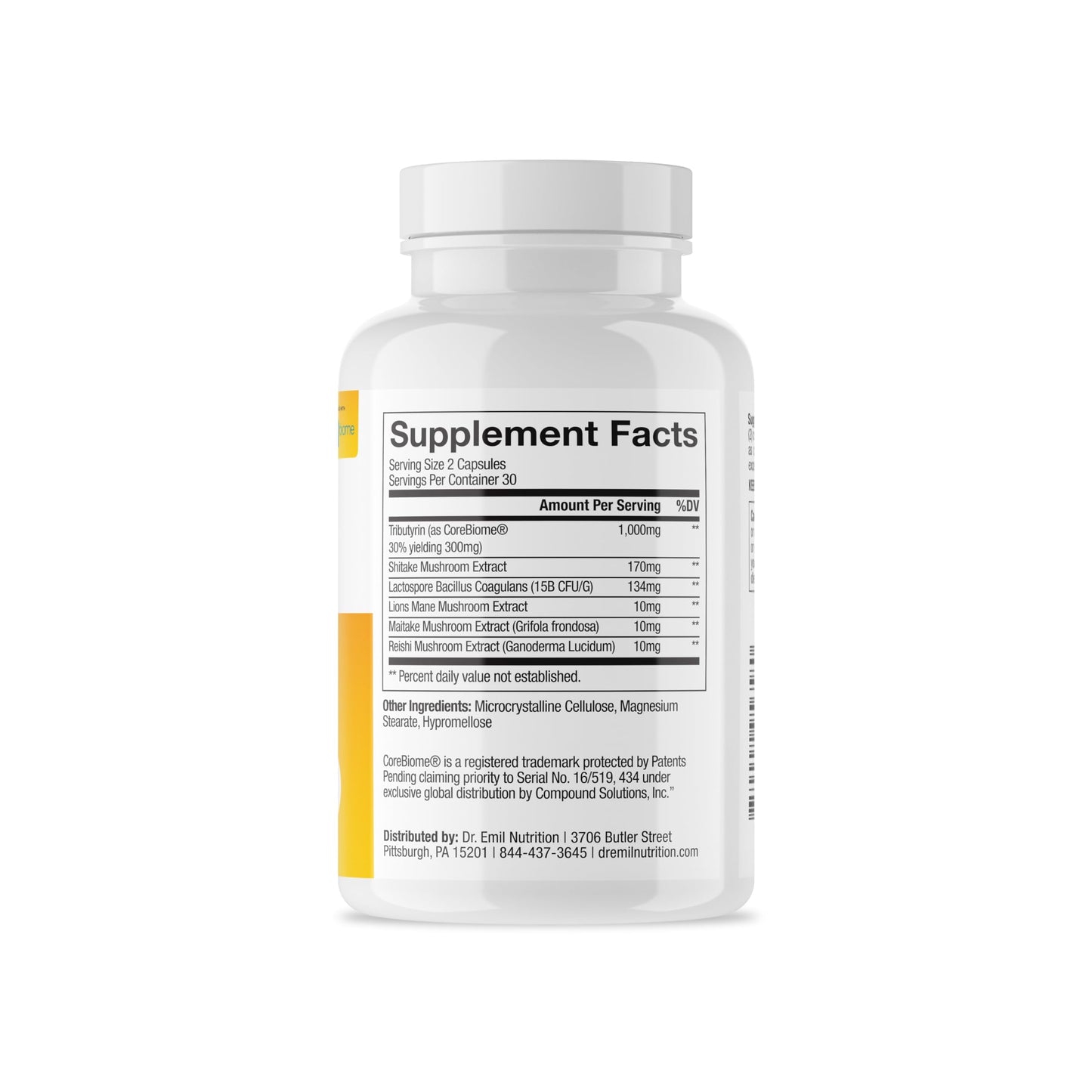 DR. EMIL NUTRITION Women & Men Total Gut Health Complex | Prebiotic + Probiotic + Postbiotic Gut Health Supplements