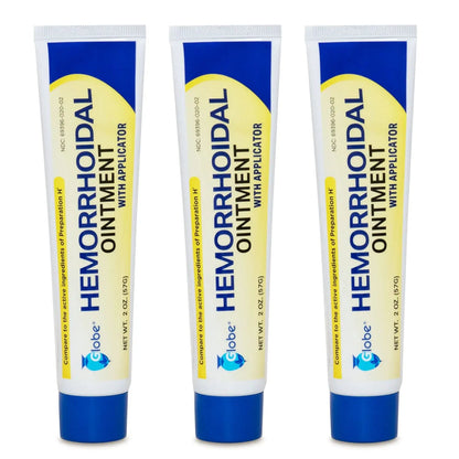 Hemorrhoidal Pain Relief Ointment 2 oz (56g) Per Tube Hemorrhoid Treatment for Fast Acting Itch, Swelling, and Maximum Strength Pain Relief (3 Pack) Hemorrhoidal OintmentBuy Supplements Australia