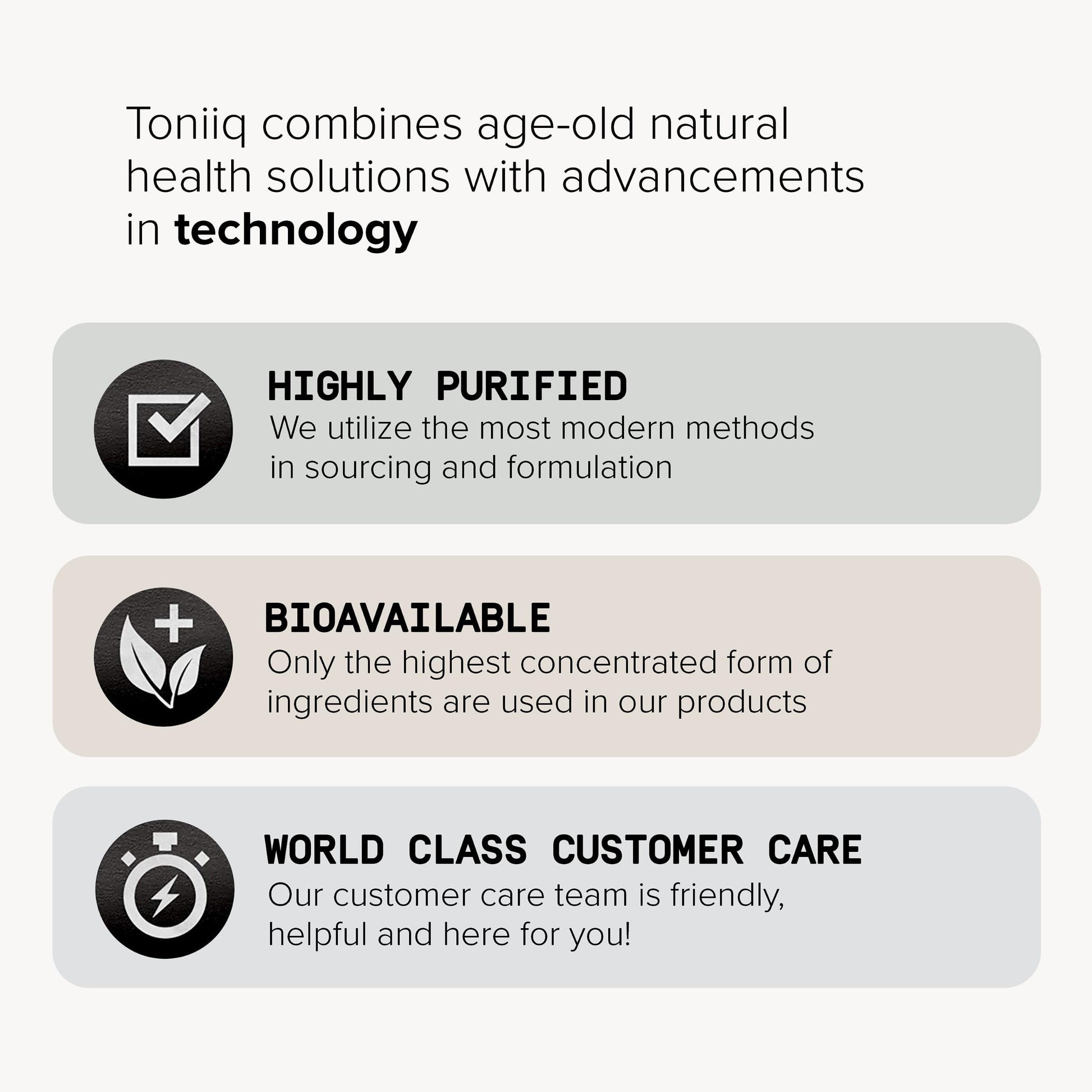 Toniiq Ultra High Strength Glutathione Capsules - 1000mg Concentrated Formula - 98%+ Highly Purified and Bioavailable - Non-GMO Fermentation - 120 Capsules Reduced Glutathione Supplement Toniiq buy supplements Au