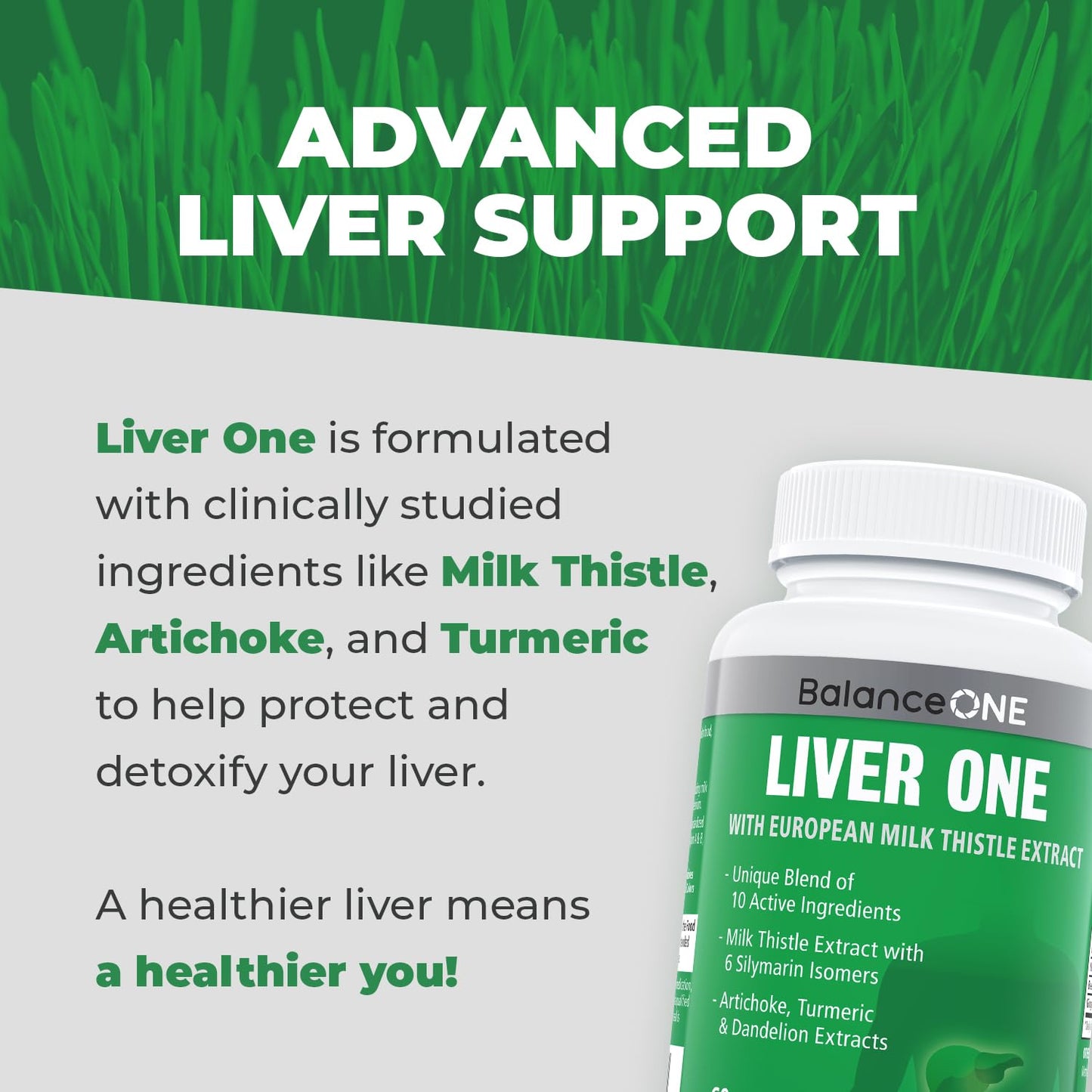 Balance ONE Liver Support Supplement with Milk Thistle, Molybdenum, Dandelion Root & Choline – Liver Health, Detox Pathway & Antioxidant Support – Vegan Capsules, 1 Month Supply – Liver One Balance ONE buy supplements Au