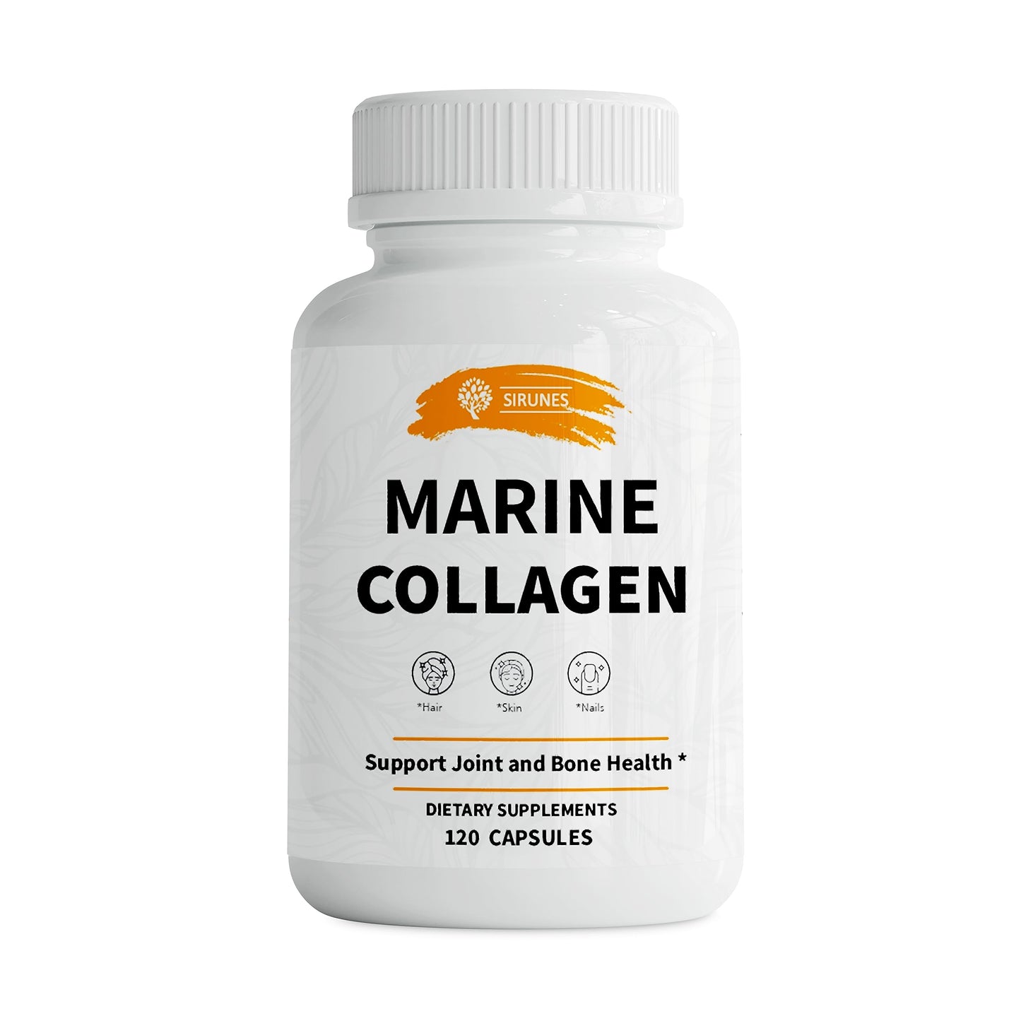 SIRUNES Marine Collagen Peptides, 120 Capsules - Fish Collagen Supplements for Women, Great for Hair, Skin, Nails, Joints & Bones - Made in USA SIRUNES buy supplements Au