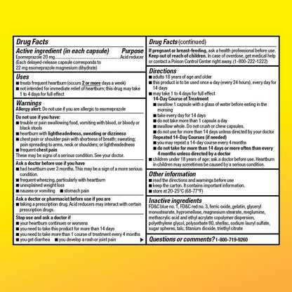Amazon Basic Care Esomeprazole Magnesium Delayed Release Capsules, 20 mg, Acid Reducer, 42 Count Amazon Basic Care buy supplements Au