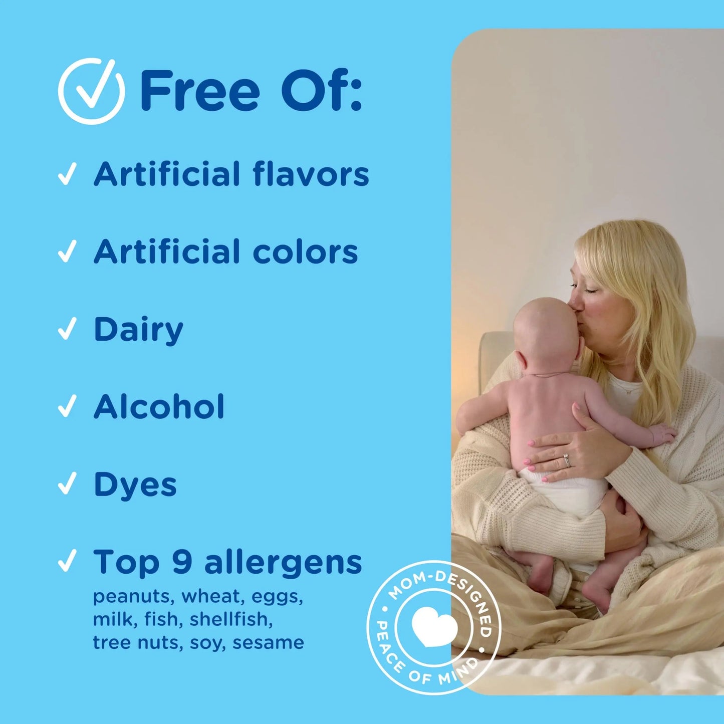 Mommy's Bliss Baby Multivitamin + Iron, Daily Essential Baby Vitamins for Immune Support, Healthy Growth & Bone Development, Age 2 Months+, 30 ml Mommy's Bliss
