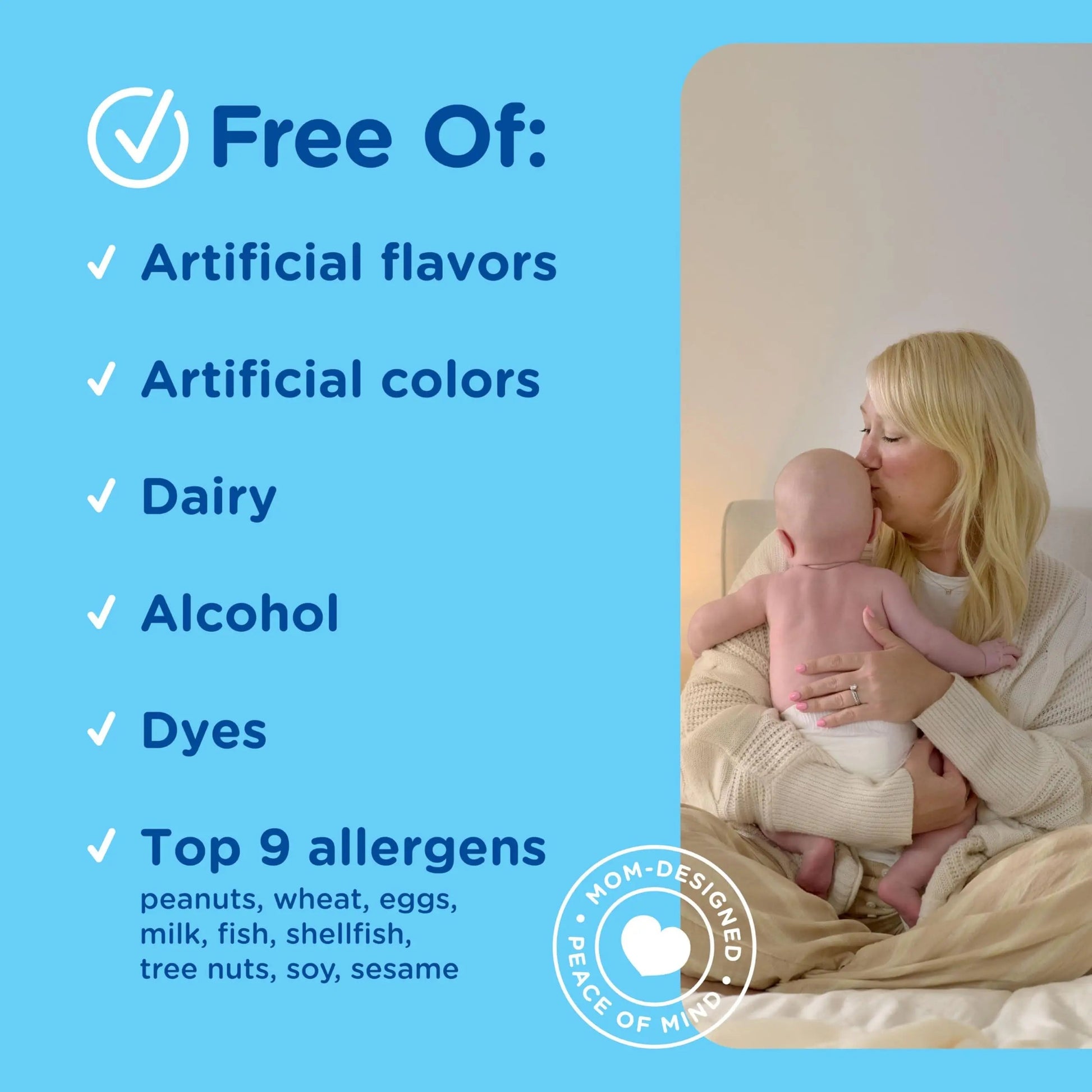Mommy's Bliss Baby Multivitamin + Iron, Daily Essential Baby Vitamins for Immune Support, Healthy Growth & Bone Development, Age 2 Months+, 30 ml Mommy's Bliss