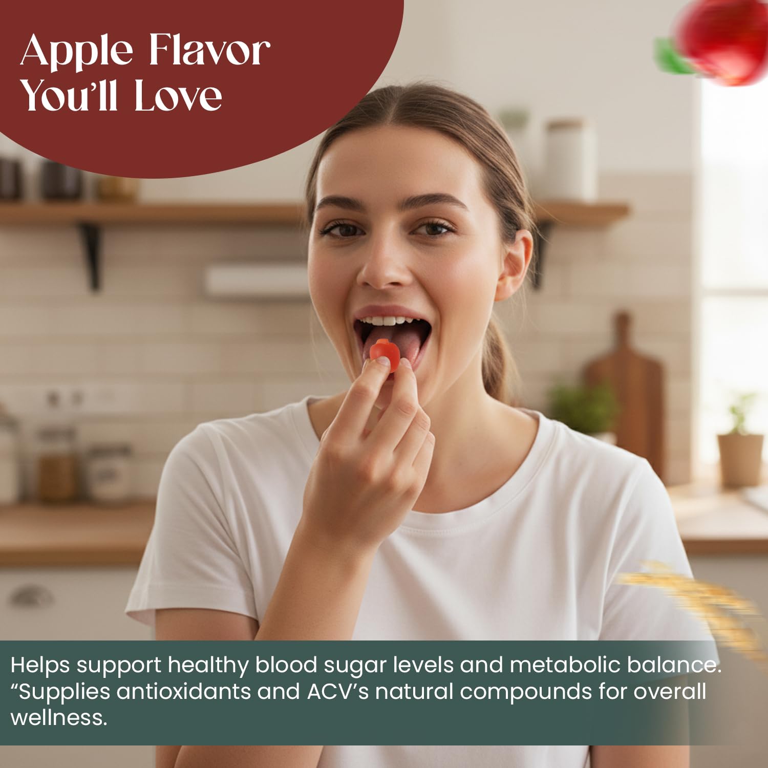 Everé ACV Glow Gummies – Apple Cider Vinegar with B12, B6, Iodine, Folate, Beetroot & Pomegranate – Daily Wellness Support for Energy & Balance The EverÉ Natural Alchemy buy supplements Au