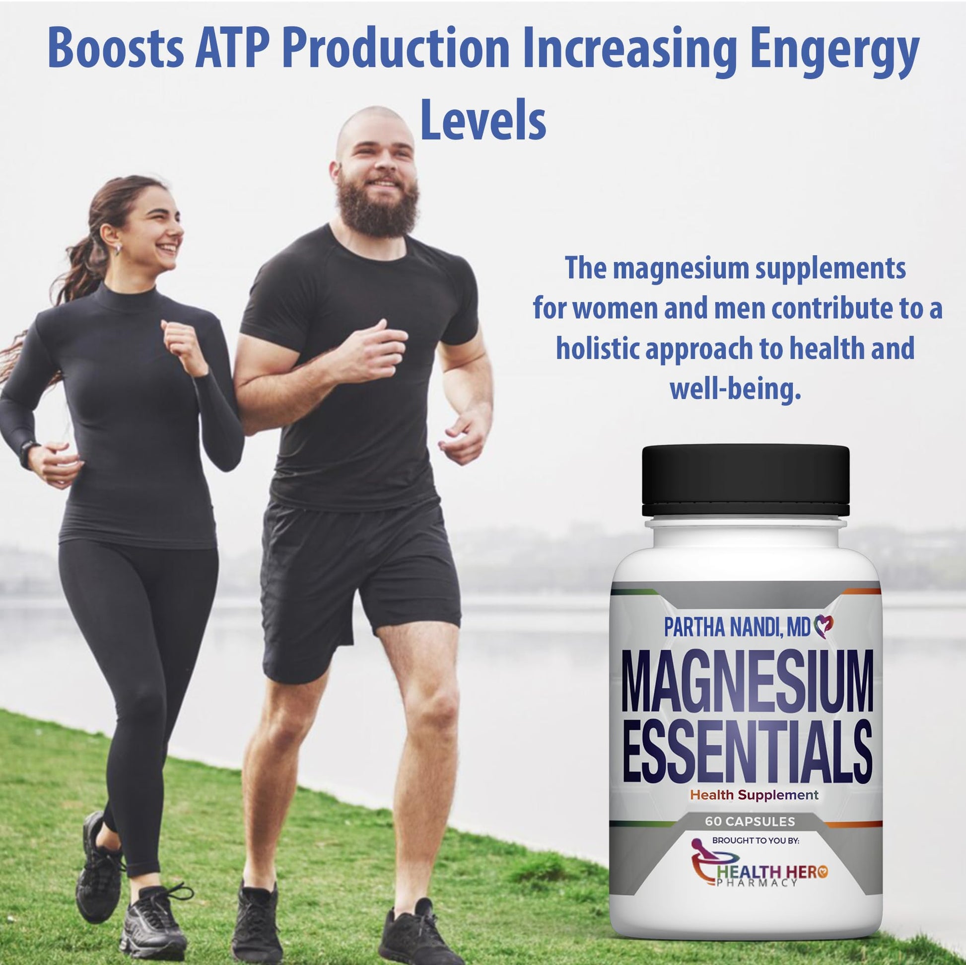 Triple Magnesium Citrate, Malate & Glycinate Complex Supplement – Supports Sleep, Stress, Muscle, Nerve & Heart Health – Advanced High-Absorption Formula – 235mg – 60 Capsules Partha Nandi, MD buy supplements Au