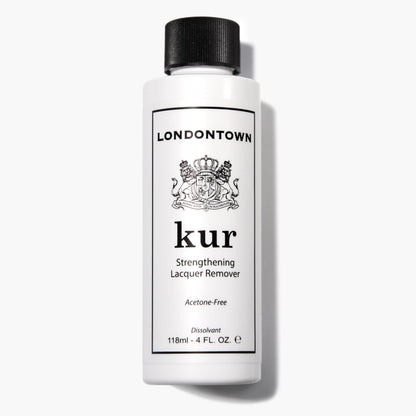 LONDONTOWN Acetone-Free Nail Polish Remover – Fast-Acting, Gentle Formula with Vitamins A & E, Removes Glitter & Dark Polish