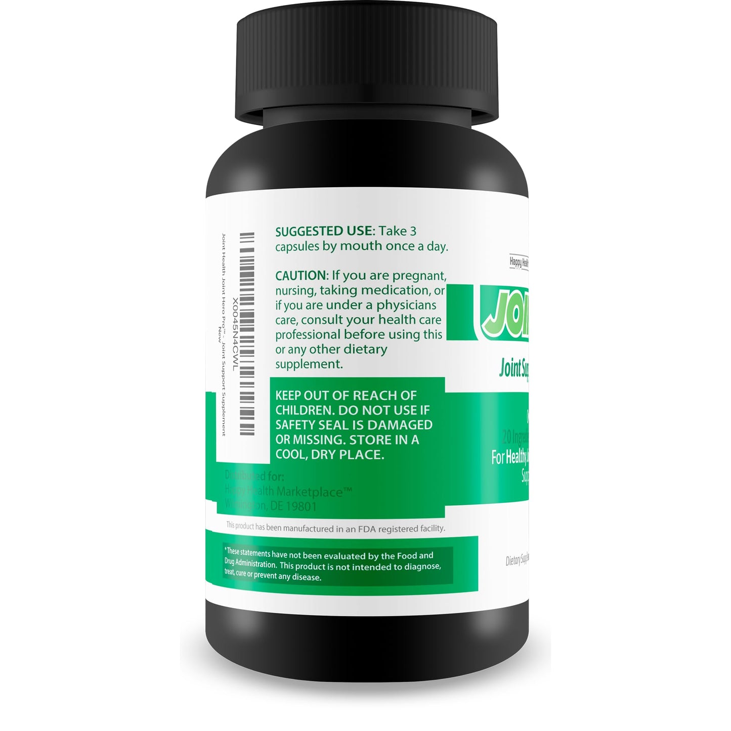 Joint Health Hero Pro - Our Best Joint & Bone Support Supplement - Turmeric - Vitamin D - Vitamin C - for Knees, Hips, Hands, Feet, Back, Neck, and More - Our Best Vitamin D Formula Happy Health Marketplace buy supplements Au