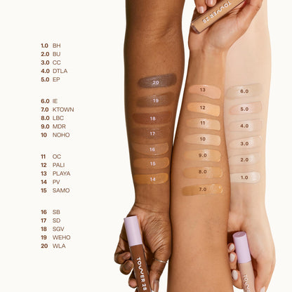Tower 28 Swipe Serum Concealer - Hydrating Medium-Full Coverage Concealer + Under Eye Brightener - Skin Care Infused Makeup with Hyaluronic Acid + Soothing Centella - 1.0 Fair/Neutral (0.22 oz) Tower 28Buy Supplements Australia