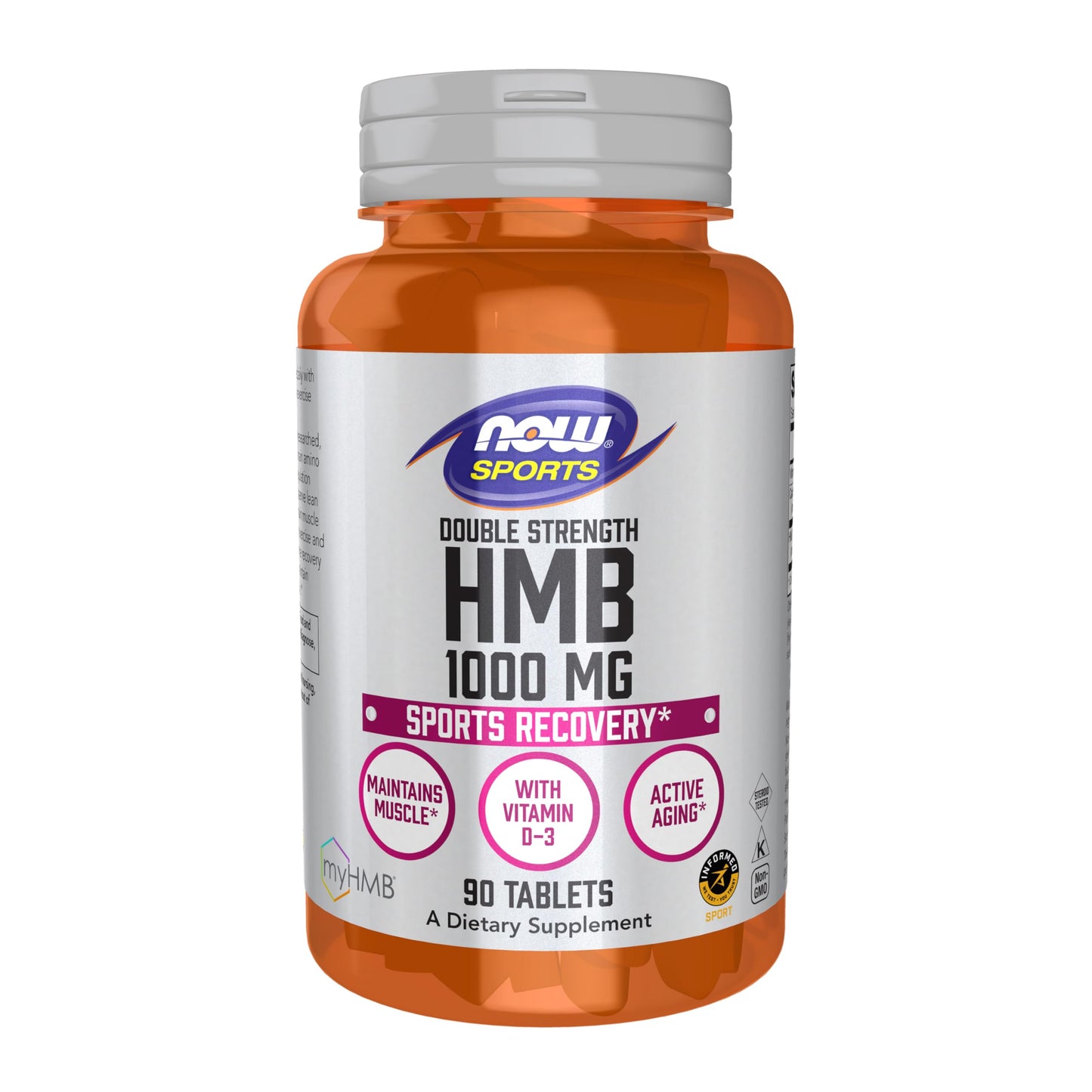 NOW Foods Sports Nutrition, HMB (β-Hydroxy β-Methylbutyrate), Double Strength 1,000 mg, 90 Tablets NOW Foods buy supplements Au