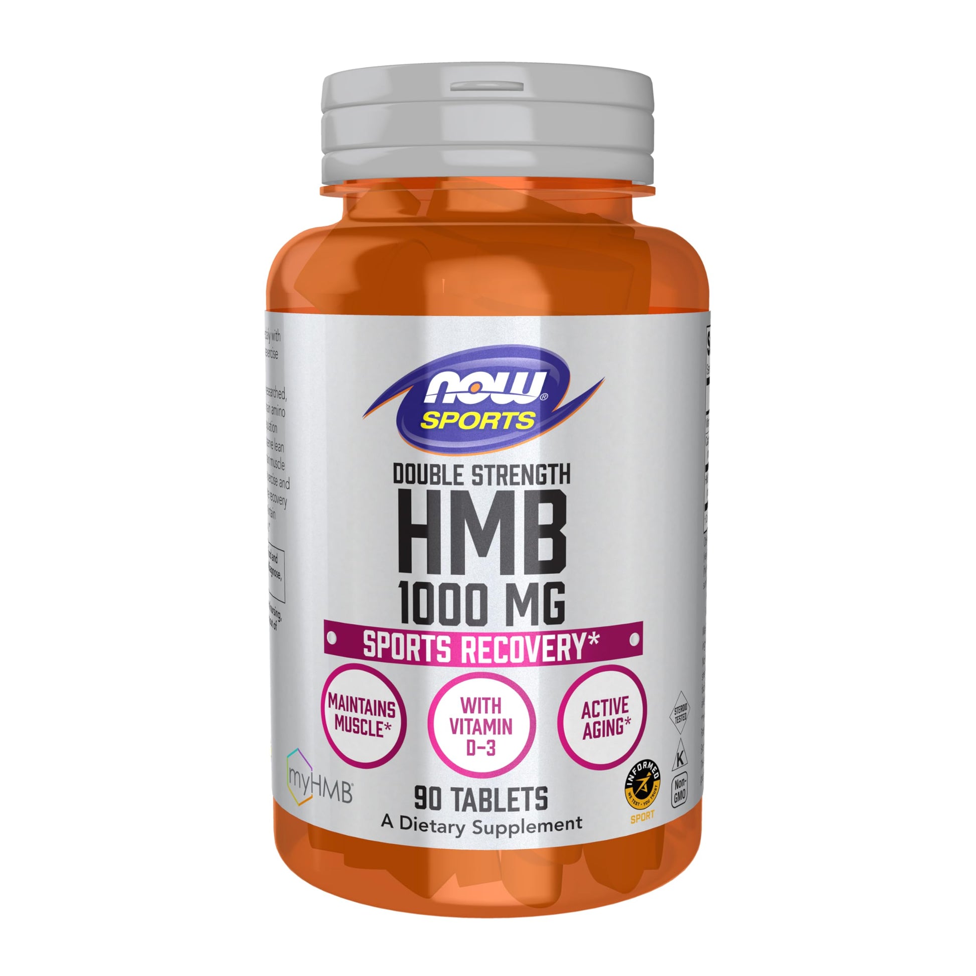 NOW Foods Sports Nutrition, HMB (β-Hydroxy β-Methylbutyrate), Double Strength 1,000 mg, 90 Tablets NOW Foods buy supplements Au