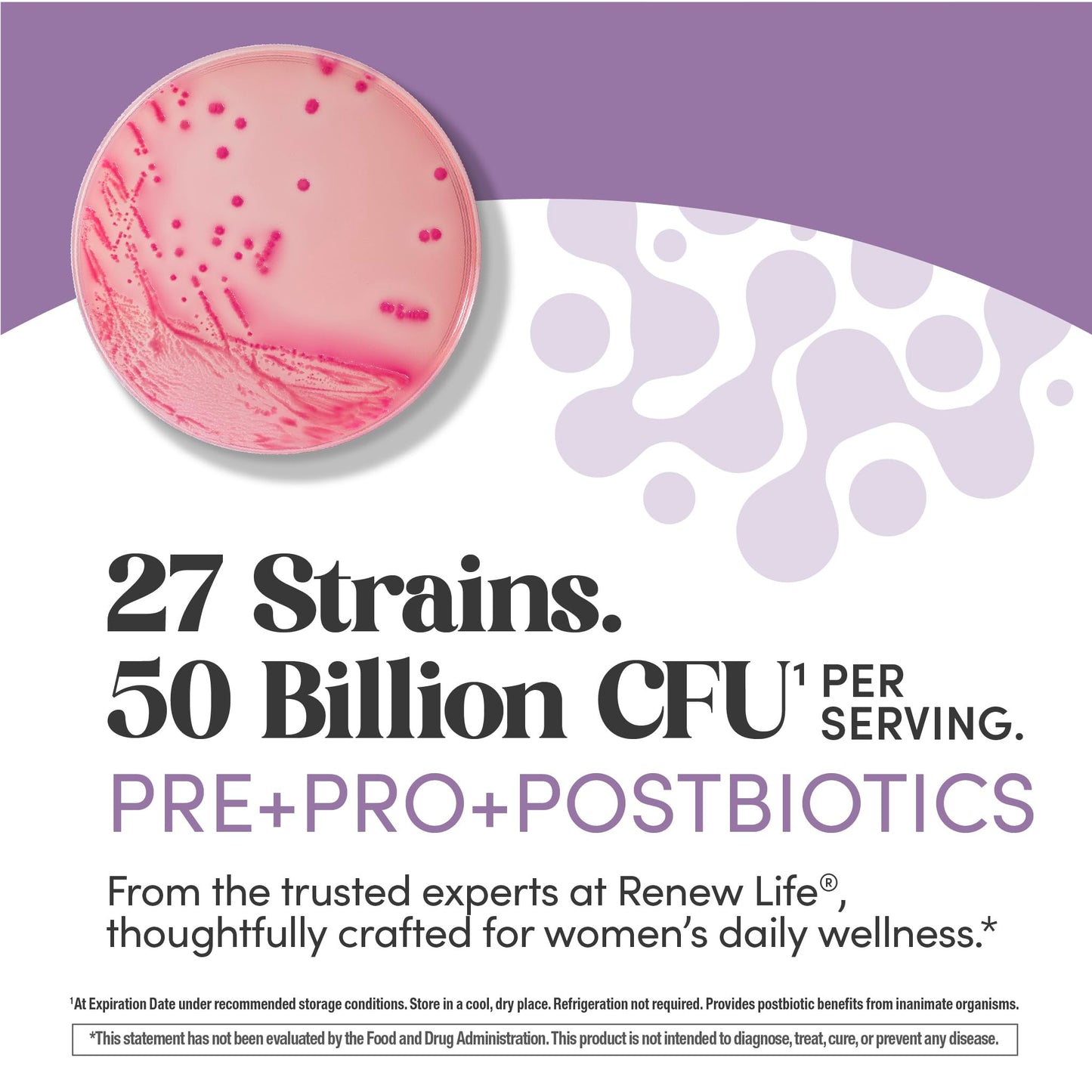 Renew Life Ultimate Flora Probiotics for Women | 50 Billion CFU | 30 Delayed Release Vegan Capsules | Digestive & Vaginal Health | Dairy, Soy and Gluten Free Supplement Renew Life buy supplements Au