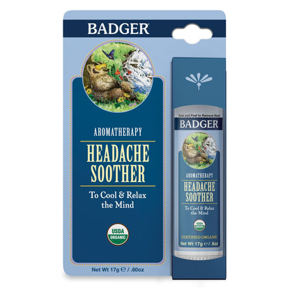 Badger Headache Soother - .6 oz Stick BadgerBuy Supplements Australia