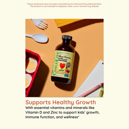 CHILDLIFE ESSENTIALS Kids Multivitamin & Mineral - Kids Vitamins, Liquid Multivitamin for Kids CHILDLIFE ESSENTIALS