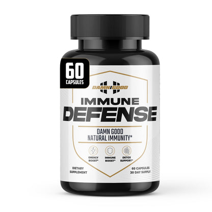 DAMN GOOD The Hodge Twins Immune Defense Supplement (60 Capsules) – Sea Moss Blend Capsules for Everyday Balance, Digestive Support, and Whole-Body Wellness with Vitamins, Minerals, and Botanicals DAMN GOODBuy Supplements Australia