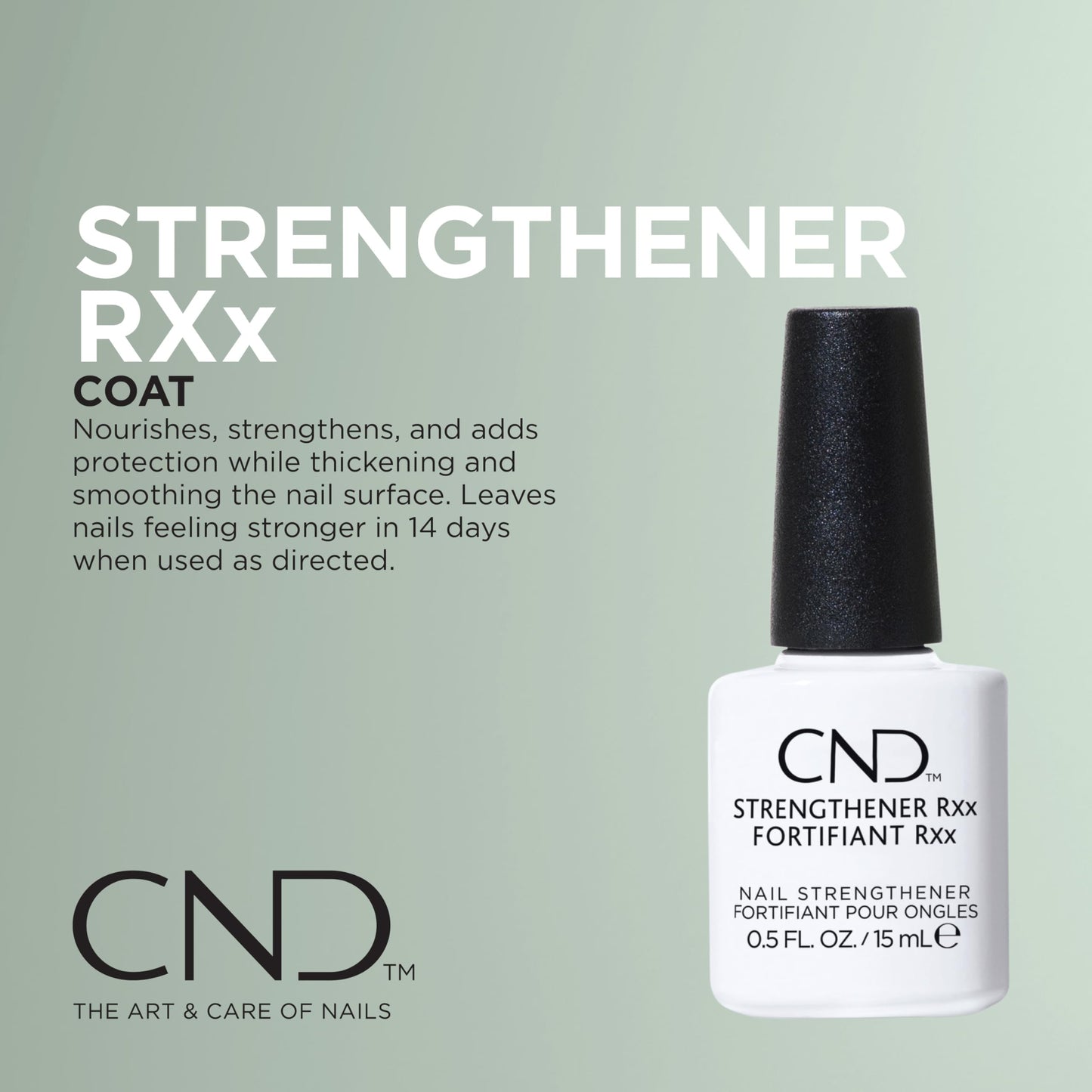 CND™ CARE.CONDITION.COAT™ KIT – Nail Strengthener, Cuticle Cream & Oil - Strengthener RXx