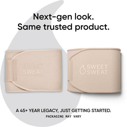 Sports Research Sweet Sweat Toned Waist Trimmer for Women and Men | Premium Waist Trainer Belt to 'Tone' your Stomach Area (Quartz, Small) Sports Research buy supplements Au