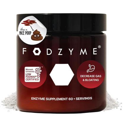 FODZYME® Home Kit Digestive Enzymes for Gut Health, Relief for Bloating, Gas, Constipation, Diarrhea, Abdominal Pain, Low FODMAP, 60 Dose FODZYME buy supplements Au