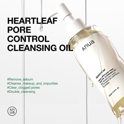 Anua 3-Step Glass Skin Beginner Set, Oil Cleanser and Face Wash with Facial Serum, Double Cleansing Daily