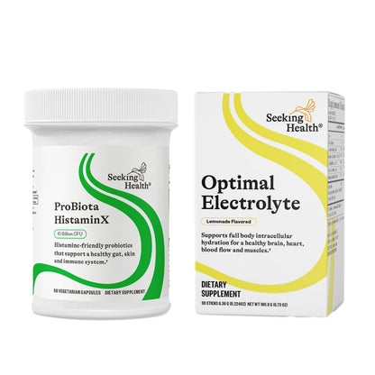 Seeking Health ProBiota HistaminX - Digestion Supplement for Gut Health Support - Support Histamine with Lactobacillus Plantarum & Lactobacillus Salivarius - Support Immune & Skin Health - 60 Capsules Seeking HealthBuy Supplements Australia